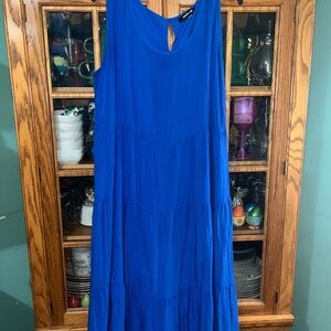 Sugarlips Vibrant Blue Maxi Dress